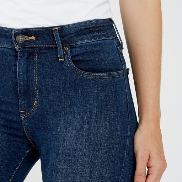 721 10 in HIGH WAIST SKINNY JEANS NWOT - Size 25 Blue Story - Picture 2 of 3